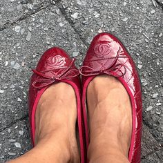 The Ballet Flats Are So Iconic! They Are 100% Authentic Chanel Red Patent Leather And Will Add A Pop Of Color To All Of Your Outfits. They Are A Size 37 And Chanel Generally Runs A Full Size Small So These Are Best For A Size Us 6-6.5 Max. These Shoes Were Sourced By Julia From @Themillenialdecorator. Proof Of This Is On The Last Slide! She Has Been Featured In Several Publications Including In Vogue! Poshmark Also Offers Free Authenticity Checks For All Orders Over $500! Please Let Me Know If You Have Any Questions! Vision Bored, Red Ballet Flats, Yeah Yeah, Vanilla Girl, The Ballet, Fancy Shoes, Fire Fits, Shoe Inspo, October 4