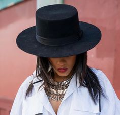 stylish jet black camden boater hat Bolero Hat Outfit, Statement Hats, Bolero Hat, Bohemian Hats, 2023 Wishlist, Boat Hat, Statement Hat, Woman Birthday, Brand Shoot