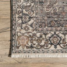 Elevate your space with this gorgeous vintage medallion area rug. This floor covering has a traditional look, but with a modern twist with a bold color scheme and fringe lined ends.This rug is made from soft durable fibers that relfect a different sheen from each and every angle and will be a trusted decor piece in any room it is placed in. Enjoy every space in your home with our pet-friendly and easy to care for area rugs. 100% Polyester, made in Turkey Designed with resilience against everyday wear-and-tear, this rug is kid and pet friendly and perfect for high traffic areas of your home such as living room, dining room, kitchen, and hallways Sleek and functional 0.31” pile height allows for convenient placement in entryways, underneath furniture, and will not obstruct doorways Stylish a Kitchen Dark, Bold Color Schemes, Dark Grey Rug, Vintage Medallion, Area Rug For Living Room, Turkey Design, 5x7 Area Rug, Medallion Rug, Rugs Usa