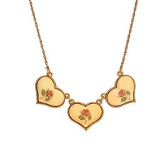 Add a vintage-inspired finishing touch to any ensemble with this gold tone enamel heart collar necklace from 1928. Click on this JEWELRY & WATCHES GUIDE to learn about fit, styles, materials and more! Add a vintage-inspired finishing touch to any ensemble with this gold tone enamel heart collar necklace from 1928. Click on this JEWELRY & WATCHES GUIDE to learn about fit, styles, materials and more! FEATURES Pendant dimensions: 2.3 in. x 0.65 in. Chain length: 15 in. + 3-in. extender Clasp: lobst Collar Necklace, Lobster Claw, Chain Lengths, Chain Length, Gender Female, To Learn, Vintage Inspired, Jewelry Watches, Age Group