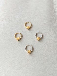 18K gold plated stainless steel, stainless steel. Star charm measures 9 mm x 9 mm. More earrings  https://www.etsy.com/shop/CornerByZ?ref=seller-platform-mcnav If you have any questions, please feel free to contact me. Hoop Earrings Gold, Huggie Hoop Earrings, Star Charms, Honolulu, Earrings Gold, Gold Earrings, Two Tone, 18k Gold, Gold Plate