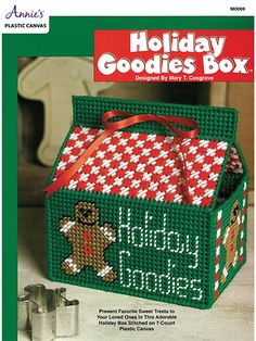 an advertisement for the holiday goodies box