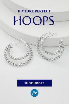 Braided and white cubic zirconia silver hoops propped on a white background Earring Designs, Handmade Sterling Silver, Designer Earrings, Every Woman, Picture Perfect, Sterling Silver Jewelry, Silver Jewelry, Hoop Earrings, Gemstones