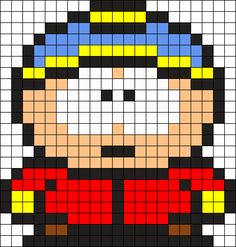 the pixel art is made up of squares