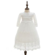 1 piece baptism dress. Colour: Off White. Waist 51 52 54 56 58(cm). Bust 51 53 55 57 59(cm). Size 3M 6M 12M 18M 24M. Elegant Embroidered Fitted Princess Dress, Fitted Embroidered Dress For Baptism, Embroidered Fitted Dress For Baptism, Solid Fitted Dress For First Communion, Fitted Baptism Dress For Wedding, White Princess Dress With Lace Trim For Baptism, White Gown For First Communion In Spring, White First Communion Gown For Spring, Spring Baptism Dress With Lace Bodice For First Communion