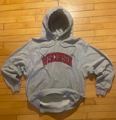 Vintage Y2K Steve & Barrys Embroidered Wisconsin Badgers Pullover Hoodie Size Small FLAWS: Multiple Pen Marks On the Hoodie, Tried to get as many as i could in Pics (See All Pics, Mainly last few pics) -Buyers to verify condition via pics.  All Flaws will be listed above along w/a pic. -Buyers to verify fit using measurements given, prior to the piece being purchased  -Ask questions prior to purchasing! ALL SALES ARE FINAL Measurements: Chest- 22" Length- 27" Important Information for buyers (So Hooded Tops With Letter Embroidery For Streetwear, College Hoodie With Letter Embroidery And Long Sleeves, College Hoodie With Letter Embroidery, Hooded Tops With Letter Embroidery For Winter, Varsity Hoodie With Embroidered Logo And Long Sleeves, Gray Hoodie With Embroidered Logo For Fall, College Hooded Sweatshirt With Letter Embroidery, Gray Embroidered Logo Hoodie For Fall, Sporty Hoodie With Embroidered Graphics For Winter