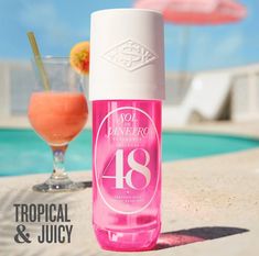 🚨 Bikini Season is back for good!! || NEW Sol de janeiro! 48 is Bikini Season, but with a new name! Keep an eye out because it launches in a couple of days! #aesthetic #soldejaneiro #new #perfume #fashion #fragrance #beautycare Guava Nectar, Preppy Pictures, Preppy Skincare, Beach Drawing, Perfume Mist, Sephora Skin Care, Summer Scent, Pretty Skin Care