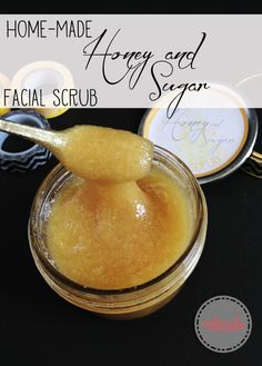 Entirely Eventful Day: Honey and Sugar Facial Scrub {with Free Printable Label} Sugar Facial Scrub, Sugar Scrub For Face, Facial Scrub, Scrub Recipe, Beauty Remedies, Facial Scrubs, Mom Tips