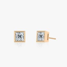 The Bezel Solitaire Studs combine vintage-inspired detail and modern appeal together for a look that’s timelessly elegant. Classic White Gold Earrings With Timeless Design, Classic White Gold Earrings, Timeless Formal Diamond Earrings, Elegant Timeless Diamond Earrings For Anniversary, Modern Rose Gold Diamond Earrings For Anniversary, Luxury Formal Earrings With Timeless Design, Luxury Timeless Design Earrings For Formal Occasions, Luxury Timeless Design Earrings Gift, Luxury 14k Gold Diamond-cut Earrings