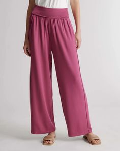 French Terry Modal Wide Leg Pant Quince Purple, 150 Lbs, Cashmere Wrap, Soft Cardigan, Just Run, Womens Loungewear, City Girl, Casual Everyday, Fit Flare Dress