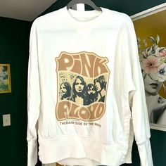 Lightweight Oversized Sweatshirt With Split Hem At Sides. Looks Super Cute With Leggings Or Jeans. Xxs But Fits Like An Xs Cotton/Polyester Blend Pink Floyd Vintage, Cell Phone Holster, Walker Boots, Fit N Flare Dress, Oversized Sweatshirt, Split Hem, Pink Floyd, Rain And Snow Boots, Boot Sandals