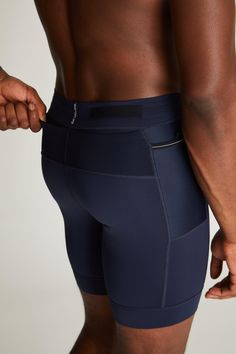 This compression half tight raises the bar with meticulous design detail specifically for long distance running. Engineering meets elegance. Two sweat-proof side pockets and two breathable back cargo pockets store all necessities for a hands-free run. No need for an outer short here, our Tarzan Modesty Layer™ has you covered. Luxe double-faced fabric provides enhanced structure while microsponge moisture-wicking tech manages sweat for the long haul. ACCORDION Made For Long Distance Running Track Distance Running, Olympic Lifting, Long Distance Running, Running Track, Free Workouts, Interval Training, Free Running, Long Haul, Squat Proof