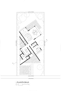 an architectural drawing shows the floor plan for a house with two floors and three levels