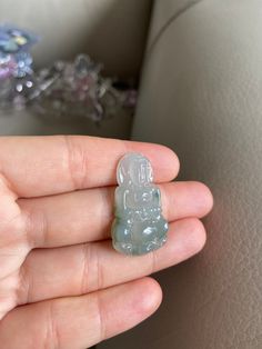 "🌈 Guan Yin Jadeite Pendant for necklace, Icy Light Green & Green 🌷 Untreated Natural Jadeite/ Grade A Jade/ Certified 🌷 Jade from Myanmar/ Burma 🌷 100% handmade carving 🌷 Dimensions : 33.9 x 19.9 x 6 mm 🌷 Color : Light Green & Green 🌷 Free standard shipping from Hong Kong with tracking provided 🌷 Take approximately 7-21 days to arrive worldwide ❤️ In Chinese Culture: Young people wear jade pendant will have a prosperous life, attracts good luck and friendship Old people wear jad Spiritual Jade Crystal Necklaces With Round Shape, Guan Yin, Kuan Yin, Lavender Green, Jade Bangle, Good Marriage, Old People, Jade Stone, Jade Pendant