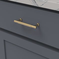 a close up of a drawer with a handle on it