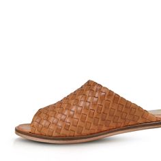 · Sandal upper, base, and heel made of 100% Calfskin leather; 100% Goatskin lining· Runs true to size. If in between sizes, we recommend ordering up a half size Slide into summer with The Miranda Woven Sandal. Featuring a comfortable low heel, these are entirely handmade in Le Marche, Italy from buttery-soft calfskin leather and a smooth goatskin lining. Its woven detail adds just enough texture to elevate any outfit, from a t-shirt and shorts to a silky slip dress. TRANSLATE with x English Arab Summer Slip-on Mules With Leather Sole, Summer Leather Sole Closed Toe Mules, Summer Closed Toe Mules With Leather Sole, Summer Slip-on Heels With Leather Sole, Open Toe Woven Leather Heels, Summer Slip-on Sandals With Leather Sole, Summer Closed Toe Slippers With Leather Footbed, Closed Toe Slippers With Leather Footbed For Summer, Summer Classic Closed Toe Slippers