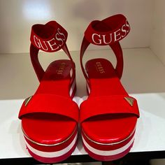 Worn Once. Perfect Condition Guess Heels, Guess Shoes, Heeled Sandals, Women's Shoes Sandals, Sandals Heels, Shoes Sandals, Women Shoes, Sandals, Heels