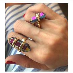 Multicolor Agate Ring Natural stone from Brazil and high quality 18k gold plated. Material: Multicolor Stone and 18k gold plated Interesting Jewelry, 2022 Fashion, Agate Ring, Thumb Rings, Amazing Jewelry, Natural Stone, Natural Stones, Brazil, Agate