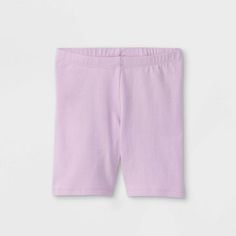 Toddler Girls' Bike Shorts - Cat & Jack™ Pink 18m : Target Casual Spring Leggings With Built-in Shorts, Shorts With Built-in Shorts For Playwear, Casual Elastic Biker Shorts For Spring, Playful Short Bottoms For Workout, Mid-thigh Cotton Biker Shorts, Solid Cotton Biker Shorts With Elastic Waistband, Playful Sports Shorts, Casual Plain Color Summer Leggings, Casual Solid Color Summer Leggings