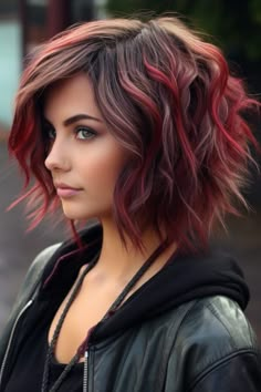 Rocker Chic Hair, Women Hair Dye, Book Styling, Edgy Hair Color, Edgy Haircuts, Gorgeous Hair Color, Dye Ideas, Hair Appointment