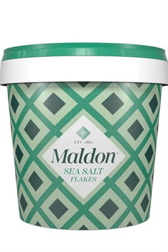 a green and white ice cream container on a white background