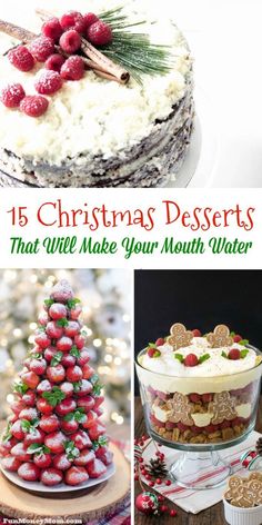 christmas desserts that will make your mouth water