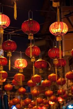 size: 24x16in Photographic Print: Chinese Lanterns I by Erin Berzel : Chinese Christmas, Chinese Lantern Festival, Paper Lanterns Wedding, Lantern Decor Wedding, Japanese Lantern, Japanese Lanterns, Red Lantern, Chinese Lanterns, Wooden Bar