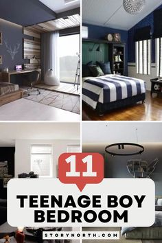 Save this pin for top teenage boy bedroom ideas that your son will absolutely love! Discover creative and trendy decor tips to create a space he'll never want to leave. #TeenageBoyBedroom #HomeDecor #BedroomIdeas Pre Teen Boys Room, Preteen Boys Bedroom, Older Boys Bedrooms, Teen Boy Room Decor, Boys Bedroom Ideas