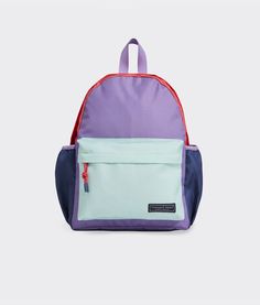 With plenty of pockets, lots of room and a splash of Good Life color, this backpack is the smart choice for back-to-school season. Multicolor Nylon Student Bag, Back To School Purple Backpack For Study, Purple Back To School Backpack For Study, Multicolor Standard Backpack For Back To School, Back To School Backpack With Pockets For Study, Casual Purple Backpack For School, Casual Purple School Backpack, Multicolor Standard Backpack For Study, Back To School Purple Softback Backpack