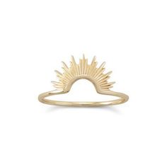 Sunburst Ring Sunburst Ring, Opal Solitaire Ring, Gold Sunburst, Sun Design, Sun Designs, Shine On, Matching Necklaces, Silver Stars, Gold Plated Sterling Silver