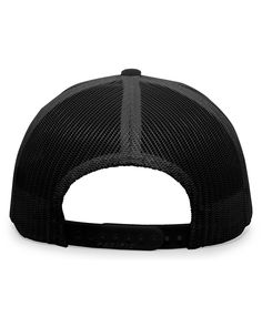 Trucker Snapback Cap - BLACK - OS | Pacific Headwear Trucker Snapback Cap in Black | Cotton Blend Black Baseball Cap With Mesh Back And Curved Visor, Black Trucker Baseball Cap With Curved Visor, Black Trucker Hat With Curved Visor For Streetwear, Black Trucker Hat With Mesh Back, Black Trucker Hat With Mesh Back And Curved Visor, Black Snapback Hat For Streetwear, One Size, Black Trucker Hat With Curved Visor, Black Baseball Cap With Curved Visor, Black Curved Bill Hat For Streetwear