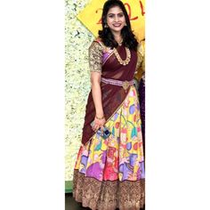 😍Beautiful traditional pen kalamkari half saree with Pattu border. Hand work / Maggam work all over the blouse and hangings on hands. Fits blouse size 36 to 38😍 Multicolor Pre-draped Saree With Printed Border For Puja, Multicolor Designer Pre-draped Saree For Navratri, Designer Multicolor Pre-draped Saree For Navratri, Anarkali Chanderi Choli With Kalamkari Print, Bollywood Style Festive Pre-draped Saree With Kalamkari Print, Traditional Drape Kalamkari Print Chanderi Lehenga, Traditional Chanderi Kalamkari Print Lehenga, Chanderi Kalamkari Print Lehenga With Traditional Drape, Festive Lehenga With Kalamkari Print And Traditional Drape