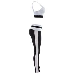 Material: Polyester,Spandex Sleeve Length(cm): Sleeveless Style: Casual Model Number: S1731229 Closure Type: Pullover Decoration: None Collar: Strapless Pant Closure Type: Elastic Waist Clothing Length: Short Pant Length(cm): Ankle-Length Pants Gender: Women Pattern Type: patchwork Womens Gym Clothes, Womens Gym, Sport Suit Women, Track Pants Mens, Sewing Clothes Women, Sports Bra And Leggings, Yoga Suit, Gym Clothes Women, Sport Tights