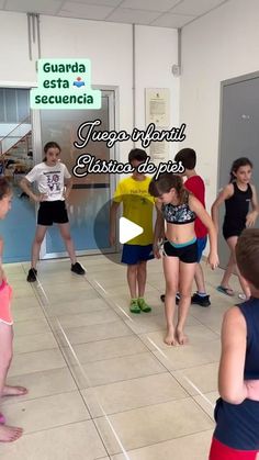 several children are in a dance class