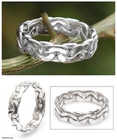 Carmen Anocibar designs a handsome men's ring of precious Andean silver. Crafted by hand the intricate braid is modern yet classic. .925 Sterling silver Mens Braids, Sterling Silver Rings Bands, Creating Jewelry, Silver Band Ring, Men's Ring, Anniversary Bands, Sterling Silver Bands, Jewelry Packaging, Jewelry Gift Box