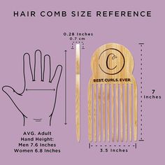 Unlock the secret to effortlessly gorgeous and perfect looking curls with our Bamboo Hair pick. This sustainable bamboo pick is gentle, anti-static and perfect for detangling and styling your beautiful curls. Hair Pick, Curly Hair Products, Styling Comb, Best Hair, Hair Products, Hair Comb, Curly Hair, Comb, Cool Hairstyles