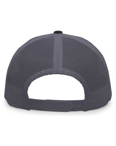 Trucker Snapback Cap - BLACK / GRAPHITE - OS | Pacific Headwear Trucker Snapback Cap in black | Cotton Blend Snapback Cap, Black Mesh, Travel Pillow, Black Cotton, Cotton Blend, Mesh, Hats, Free Shipping, Black