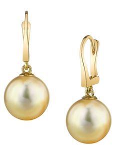 Golden Pearl Classic Elegance Earrings Pearl Earrings Designs, Real Pearl Earrings, South Sea Pearls Earrings, Cultured Pearl Bracelet, Freshwater Pearl Drop Earrings, Golden South Sea Pearls, Baroque Pearl Earrings, Gold Pearl Earrings, Sea Pearls