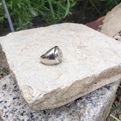 This signet ring is cast in lead-free pewter (Britannia alloy). The ring size when cast is 6. The sealing image is the phases of the moon. This is part of a series of signet rings I am making cast from lead-free pewter. Each ring is hand sculpted to give a unique, rustic style, relief image when used as a seal, with sealing wax. Goth Signet Ring, Blue Sterling Silver Hallmarked Signet Ring, Ceremonial Hallmarked Sterling Silver Signet Ring, Blue Hallmarked Sterling Silver Signet Ring, Sterling Silver Star-shaped Signet Ring For Gift, Soft Play Dough, Pewter Ring, Resize Ring, Lunar Cycle