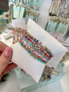 Spring 2024 Hope Unwritten Bracelet – The Lovely Closet Enewton Hope Unwritten, Pink Rainbow Aesthetic, Enewton Bracelets Stacks, E Newton Bracelets, Bracket Ideas, Aesthetic Bracelets, Beaded Bracelet Stack, Gold Bead Bracelet, Golden Bracelet