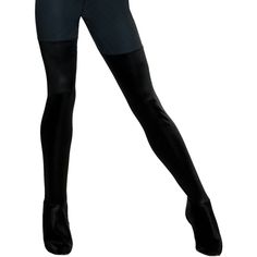 Turn heads dressed in the Catwoman Costume. This one piece bodysuit will hug your body in all the right places and have people turning their heads. The all black ensemble is perfect to give you a mysterious look. Whether you are going to a costume party, or to a more energized event, this piece will show everyone you are ready for a good time! Black Elastane Unitard For Night Out, Sleek High-stretch Black Unitard, Sleek High Stretch Black Unitard, Stretch Hosiery For Cosplay, Sleek Black Unitard For Parties, Tight Black Bodysuit, Sleek Black Elastane Tights, Sleek Black Stretch Bodysuit, Black Stretch Bodysuit For Costume Party