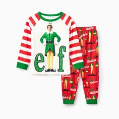 Cozy up in festive sleepwear featuring elf designs.
* Festive Christmas-themed designs
* one pajamas set or a jumpsuit 
* Stretchy and comfortable fabric
* Long-sleeved shirt with raglan sleeves
* Coordinating pants with elastic waist
* Ribbed neckline and cuffs
* Soft and breathable material
* Relaxed fit
* Adult and kids sizes available
* Designed with elf characters and stripes Christmas Elf Character, Matching Pajama Set, Elf Pajamas, Elf Family, Elf Design, Elf Characters, Family Matching Christmas, Baby Size Chart, Character Graphic