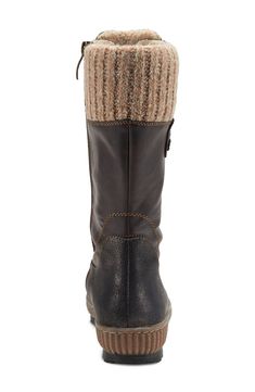 Start an outdoor adventure in this shock-absorbing, water-resistant boot with durable tread sole, warm faux-shearling lining and a cozy knit collar. Style Name:Spring Step Chibero Faux Shearling Lined Water Resistant Boot (Women). Style Number: 6118677. Brown Weatherproof Hiking Boots For Winter, Rugged Boots For Outdoor Activities In Fall, Winter Rugged Moto Boots For Outdoor, Rugged Moto Boots For Winter Outdoor Activities, Rugged Moto Boots For Winter Outdoor, Casual Medium Width Boots For Outdoor, Weatherproof Round Toe Boots For Cold Weather, Winter Weatherproof Boots With Round Toe, Winter Waterproof Ankle Boots For Outdoor