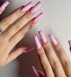 V Shape French Tip Nails Square, Two Short Nails Rest Long Acrylic, Cabo San Lucas Nail Ideas, 15s Nails, Solid Color Nail Sets, Square Extreme Nails, Spring Nails 2024 Trends Long, Flouresant Nails, Gel X Coffin Nail Designs