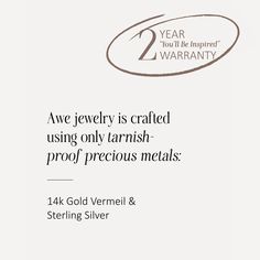 an advertisement for two year warrant jewelry