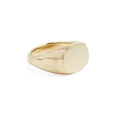 Hand-forged, hand-filed ring Hand Forged, Signet Ring, Ring