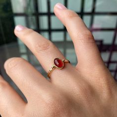 14K Gold Red Agate Stone Ring, Organic Carnelian Stone Ring, Gift for Love, Special Design Natural Stone Ring, Valentine's Day Gift, Christmas Gift, Xmas Gift, Mother's Day Gift, Gift for Wife, Gift for Bestfriend Earrings that you can combine with your ring ; https://hemsjewellery.etsy.com/listing/1484896630 Necklace that you can combine with your ring ; https://hemsjewellery.etsy.com/listing/1499088213 ITEM DETAILS ❆ All our jewelleries are handmade with Love and Care 💓 ❆ Material: 14K Gold. Carnelian Yellow Gold Rings With Oval Cabochon, Yellow Gold Carnelian Oval Cabochon Ring, Yellow Gold Oval Cabochon Carnelian Rings, Red Oval Cabochon Ring, Red Oval Rings With Natural Stones, Red Carnelian Oval Cabochon Ruby Ring, Oval Red Carnelian Jewelry, Oval Carnelian Moonstone Ring For Anniversary, Red Oval Moonstone Ring