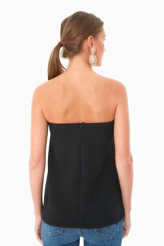 Effortlessly chic, the Strapless Crepe Marin Top evokes a timeless, but modern feel. Featuring a back zip and flowy strapless silhouette, this seasonless top makes getting dressed seamless. Pair with denim and statement jewelry for an elevated date night look.

Strapless
Supportive built-in bra
Back zip
Flowy silhouette
Outer: 100% Polyester, Lining: 97% Polyester, 3% Spandex
Care: Machine wash cold, hang to dry or dry clean Getting Dressed, Night Looks, Strapless Bra, S Models, Get Dressed, Get The Look, Statement Jewelry, Strapless Top, Date Night