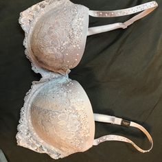 Brand New Victoria’s Secret Bra! Tags Still Attached! This Beautiful Bra Is Outlined With Diamonds And Pearl Like Beads. Beads Down Both Straps. Lace In The Front To The Back. Size 32d Victoria's Secret Elegant Bra, Victoria's Secret Purple Bra For Party, Victoria's Secret Purple Underwire Bra, Victoria's Secret Purple Bra With Built-in Bra, Victoria's Secret Underwire Bra-friendly Tops, Girl Shopping, Beautiful Bra, Cute Bras, Victoria Secret Bras