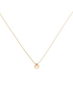 Our Reflection Necklace is made of all 14k gold-filled materials. Durable, yet dainty. Classic, yet on trend. This simple design means the light catches it justttt right. our best-selling necklace Handmade 14-karat Gold-filled Wire Hypoallergenic Non-tarnish 16” chain Hot tip: the Reflection Necklace layers great with an 18" necklace Learn more about our metals & materials Simple 14k Gold-filled Charm Necklace With Delicate Chain, Simple 14k Gold Filled Charm Necklace With Delicate Chain, Minimalist 14k Gold Hypoallergenic Necklace, Gold Delicate Minimalist Charm Necklaces, Tiny Yellow Gold Necklace For Everyday, Dainty Hypoallergenic 14k Gold Necklaces, Dainty Hypoallergenic 14k Gold Necklace, Tiny Gold Minimalist Charm Necklaces, Adjustable Minimalist 14k Gold-filled Charm Necklaces